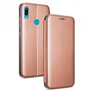 Cool Funda Flip Cover Elegance Rose Gold para Huawei Y6 (2019) / Y6s / Honor 8A