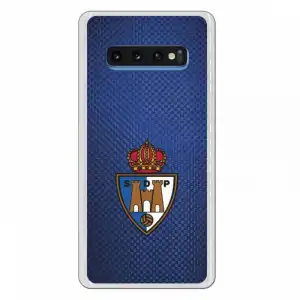 Funda Oficial Escudo S.d. Ponferradina Fondo Textura Azul Para Samsung Galaxy S10 Plus