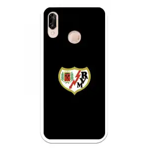 Funda Para Huawei P20 Lite Del Rayo Vallecano Escudo Fondo Negro - Licencia Oficial Rayo Vallecano
