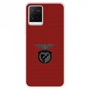 Funda Para Vivo Y21s Del Escudo Fondo Granate - Licencia Oficial Benfica