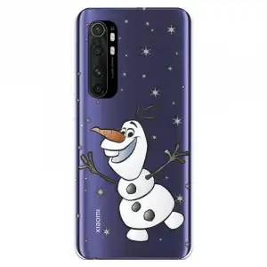 Funda Para Xiaomi Mi Note 10 Lite Oficial De Disney Olaf Transparente - Frozen