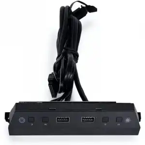 Lian-Li LAN216-1 Controladora Externa ARGB + USB Negra para Lancool 216