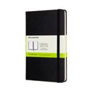 Notebook Moleskine clásico mediano liso tapa dura negro