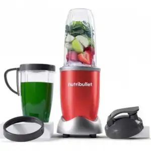 NutriBullet Pro NB907R Batidora de Vaso 0.9L 900W Rojo/Plata
