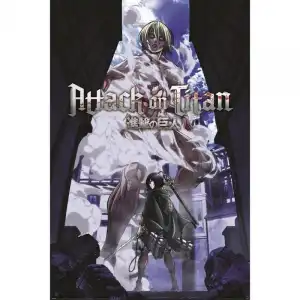 Pyramid Maxi Póster Attack on Titan S3 Female Titan Approaches 91.5x61cm
