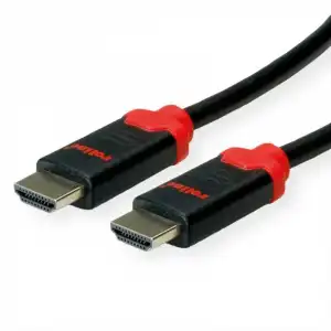 Roline Cable HDMI Ultra HD 10K con HDR Dinámico Macho/Macho 2m Negro