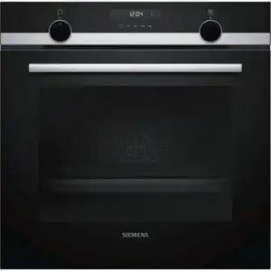 Siemens Horno Integrado 71l 60cm Con Ecoclean Acero Inoxidable / Negro - Hb557abs0