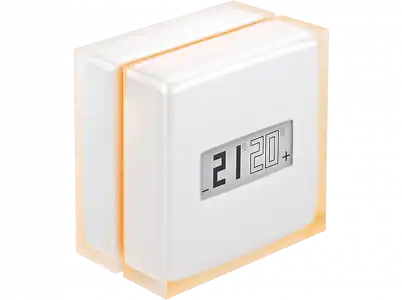 Termostato - Netatmo NTH01-EN-EU, Inteligente, Wi-Fi, Calefacción individual, Ahorro/Eco/Confort, Blanco
