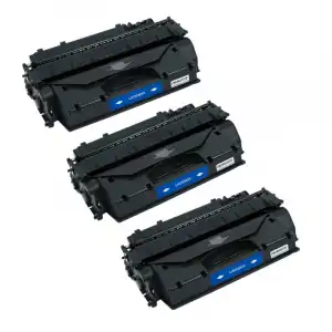 Zipzap Tóners Compatibles HP CE505X Negro Pack 3