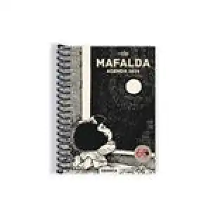 Agenda 2024 Mafalda día por página negra