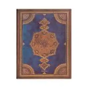 Agenda Flexi para Profesores 2023/2024 Paperblanks Ultra 18 meses semana vista vertical Safavid Índigo