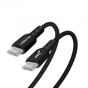 Akashi Cable USB-C Power Delivery 3A y Sincronización de Carga 1.5m Negro