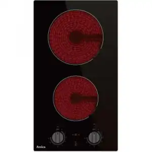 Amica Dominó Vitrocerámica 29cm 2900w Negro - Avm2520/1