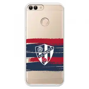 Funda Para Huawei P Smart Del Huesca Rayas Transparente - Licencia Oficial Sd Huesca