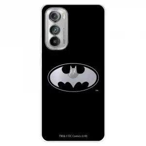 Funda Para Motorola Edge 30 Oficial De Dc Comics Batman Logo Transparente - Dc Comics