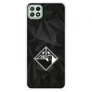 Funda Para Samsung Galaxy A22 5g Del Académica De Coimbra Escudo Fondo Negro - Licencia Oficial Académica De Coimbra