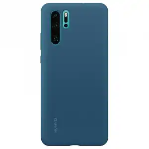Huawei Funda Silicona Azul para Huawei P30 Pro