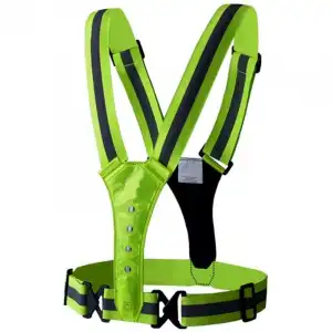Urban Scout Chaleco Reflectante LED Verde