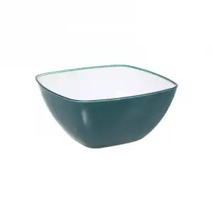 Bol cuadrado 14cm azúl petroleo