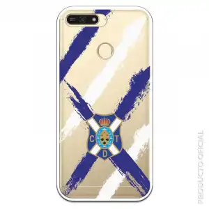 Funda Oficial Cd Tenerife Escudo Clear Ss18-19 Huawei Y6 2018