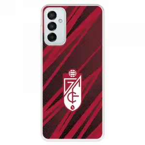 Funda Para Samsung Galaxy M23 5g Del Escudo - Líneas Rojas Y Negras - Licencia Oficial Granada Cf