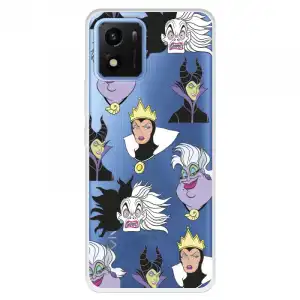 Funda Para Vivo Y01 Oficial De Disney Villanas Patrón - Villanas Disney