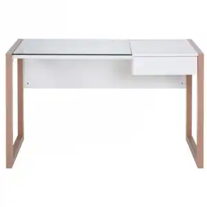 HomCom Mesa de Escritorio 120x60x75cm Blanca
