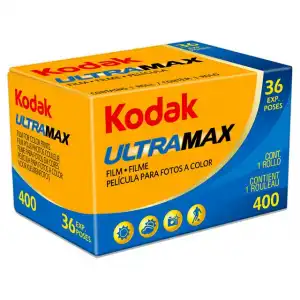 Kodak - Película Fotográfica Ultra 135/36 400 ISO, 36 Exposiciones