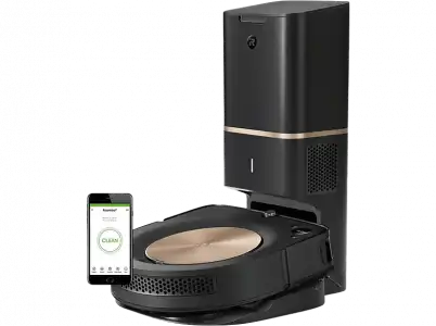 Robot aspirador - iRobot Roomba s9, Wi-Fi, Autonomía 120 min, 0.5 l, Negro,+ Vaciado automático de la suciedad