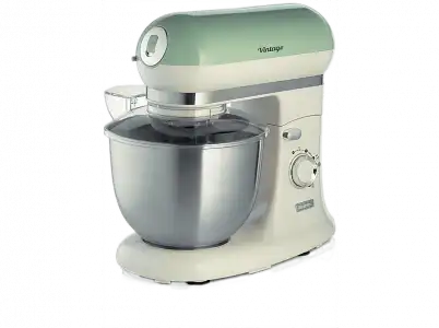 Robot de cocina - Ariete 1588/04 Vintage, 2400 W, 5.5 L, 7 velocidades, Verde