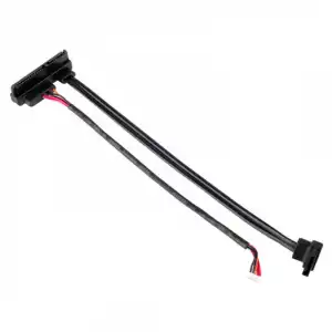 SilverStone SST-CP12 Adaptador de Alimentación 7+5 Pines a 22 Pines Macho/Macho 18cm Negro