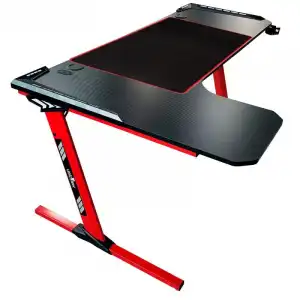 UnicView Mesa Gaming Esquinera con LED RGB 140cm