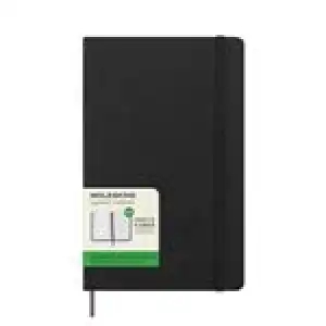 Agenda atemporal Moleskine L semana vista tapa dura negro