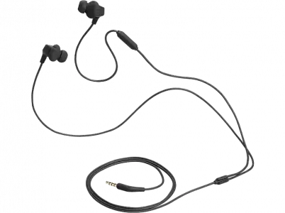 Auriculares deportivos - JBL Endurance Run 2, Con cable, Intraurales, Negro