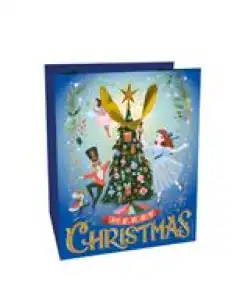 Bolsa para regalo Navidad Legami XL Xmas Tree Azul