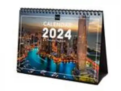 Calendario de mesa 2024 Finocam S-21x15 Traveling Internacional