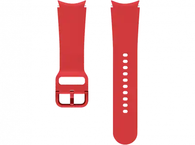 Correa - Samsung Ridge Sport Band ET-SFR86SREGEU, Para Galaxy Watch 4, S/M, 20 mm, Silicona, Rojo