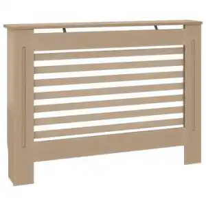 Cubierta Para Radiador Mdf 112x19x81 Cm Vidaxl