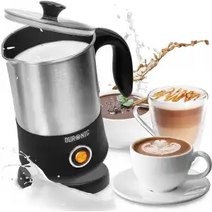 Duronic MF300 Espumador de Leche Caliente/Frío 550W con Base Inalámbrica de 360°