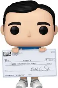 Figura Funko The Office Michael Scott con cheque 10cm