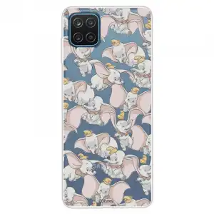 Funda Oficial de Disney Dumbo Siluetas Transparente para Samsung Galaxy A12