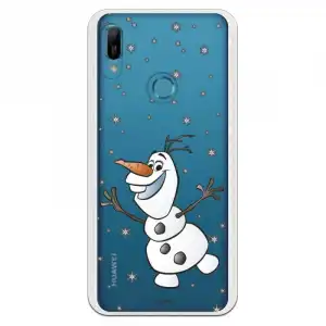 Funda Para Huawei Y6 2019 Oficial De Disney Olaf Transparente - Frozen