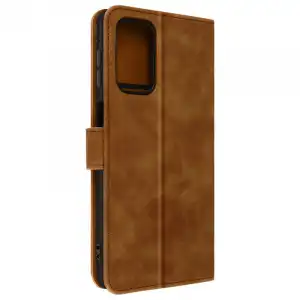 Funda Para Samsung A23 5g & M23 5g Tarjetero, Soporte Vídeo Tender Book Marrón