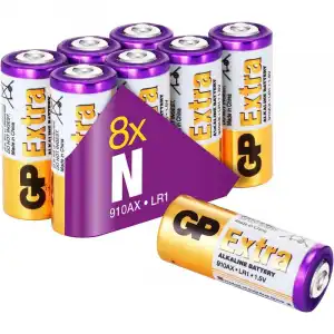 GP Xtra LR1 N Pila Alcalina 1.5V Alto Rendimiento 8 Unidades