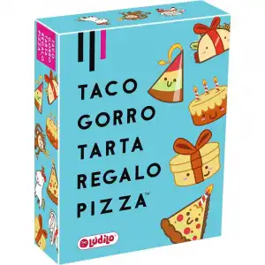 Ludilo - Taco Gorro Tarta Regalo Pizza, Juego De Mesa Niños 8 Años, Juegos De Cartas, De Viaje