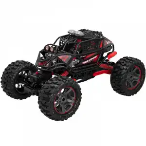 New Bright Terrainger Coche Eléctrico 4x4 Negro/Rojo