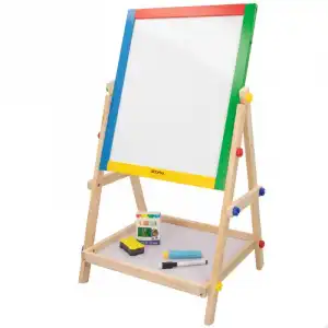 Woomax Pizarra de Madera con Caballete