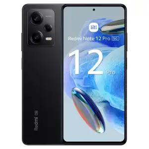 XIAOMI - Xiaomi Redmi Note 12 Pro 5G 8 GB + 256 GB Midnight Black móvil libre (Reacondicionado grado A).