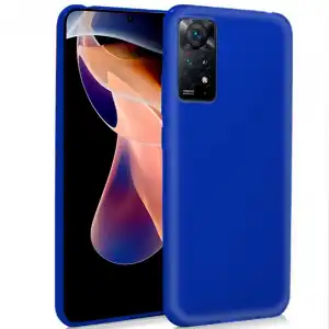 Cool Funda Silicona Azul para Xiaomi Redmi Note 11 Pro/Note 11 Pro 5G