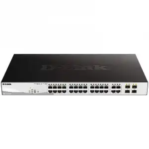 D-Link DGS-1210-24P Switch 24 Puertos Gigabit PoE + 4 Puertos SFP Combo